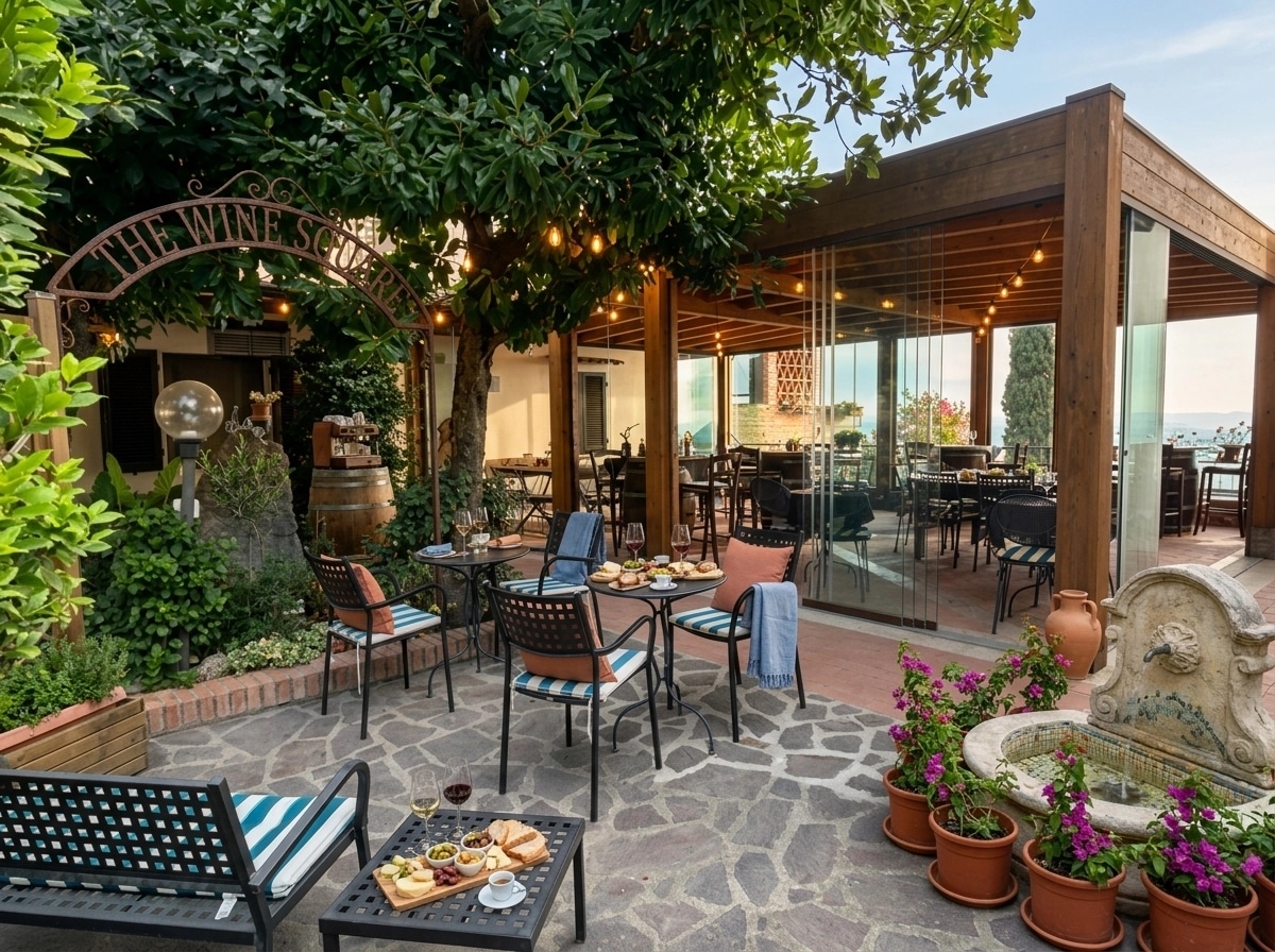 Landscape design in Mediterranean Yard style — Yard by GenRoom AI