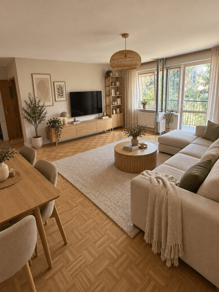 Scandinavian Living Room design — interior photo by GenRoom AI