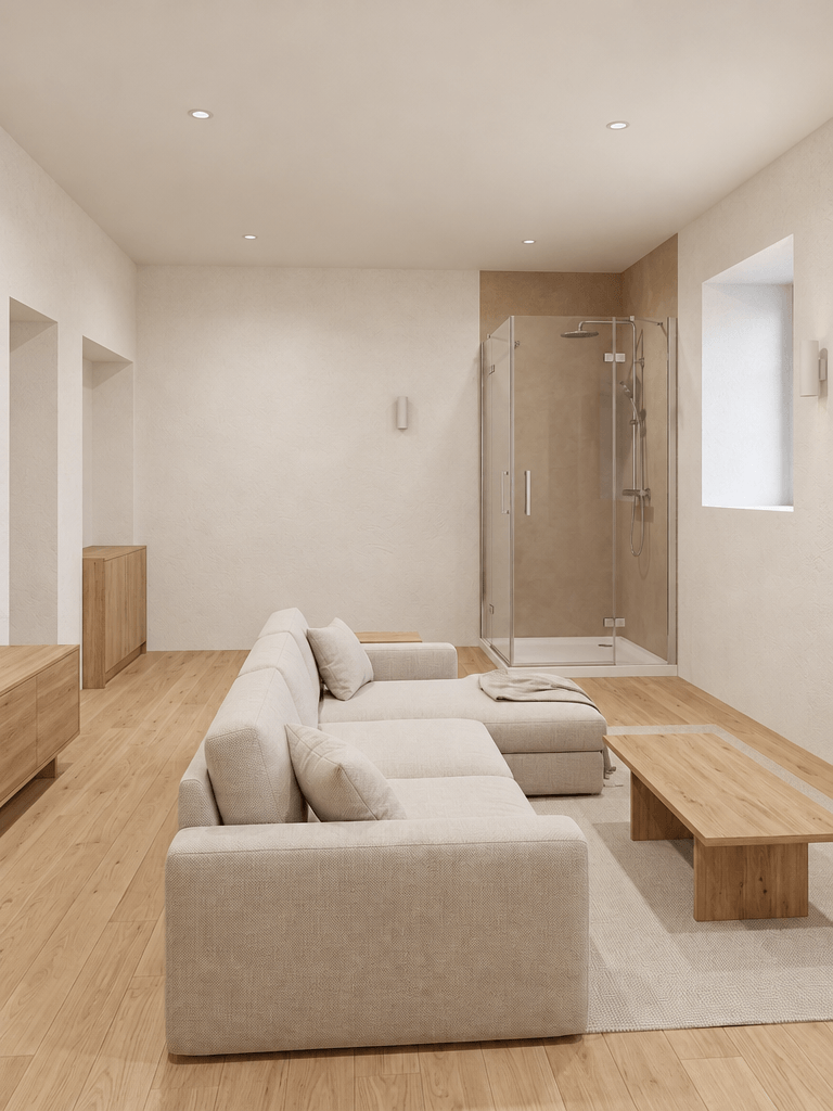 Minimalism Oturma Odası design — interior photo by GenRoom AI