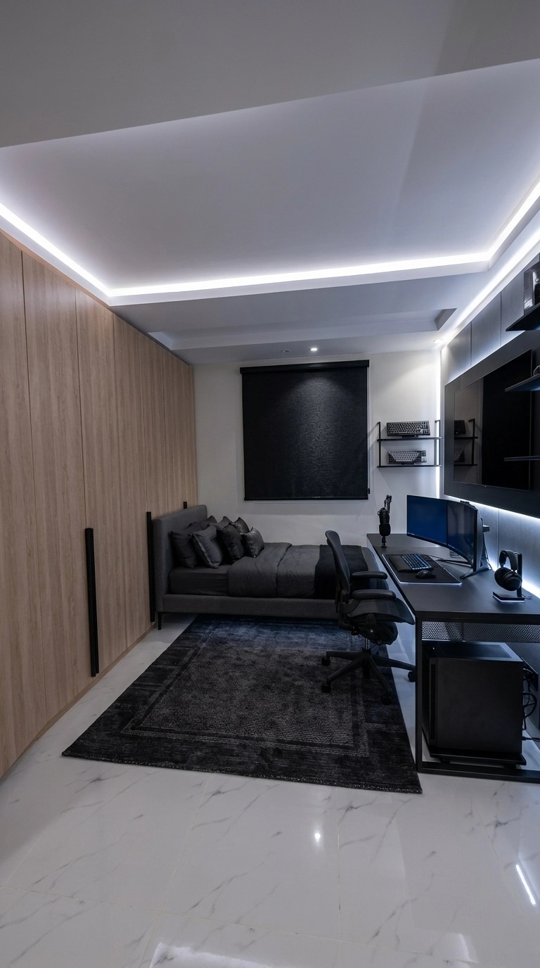 Interior design in Blacktec style — other by GenRoom AI