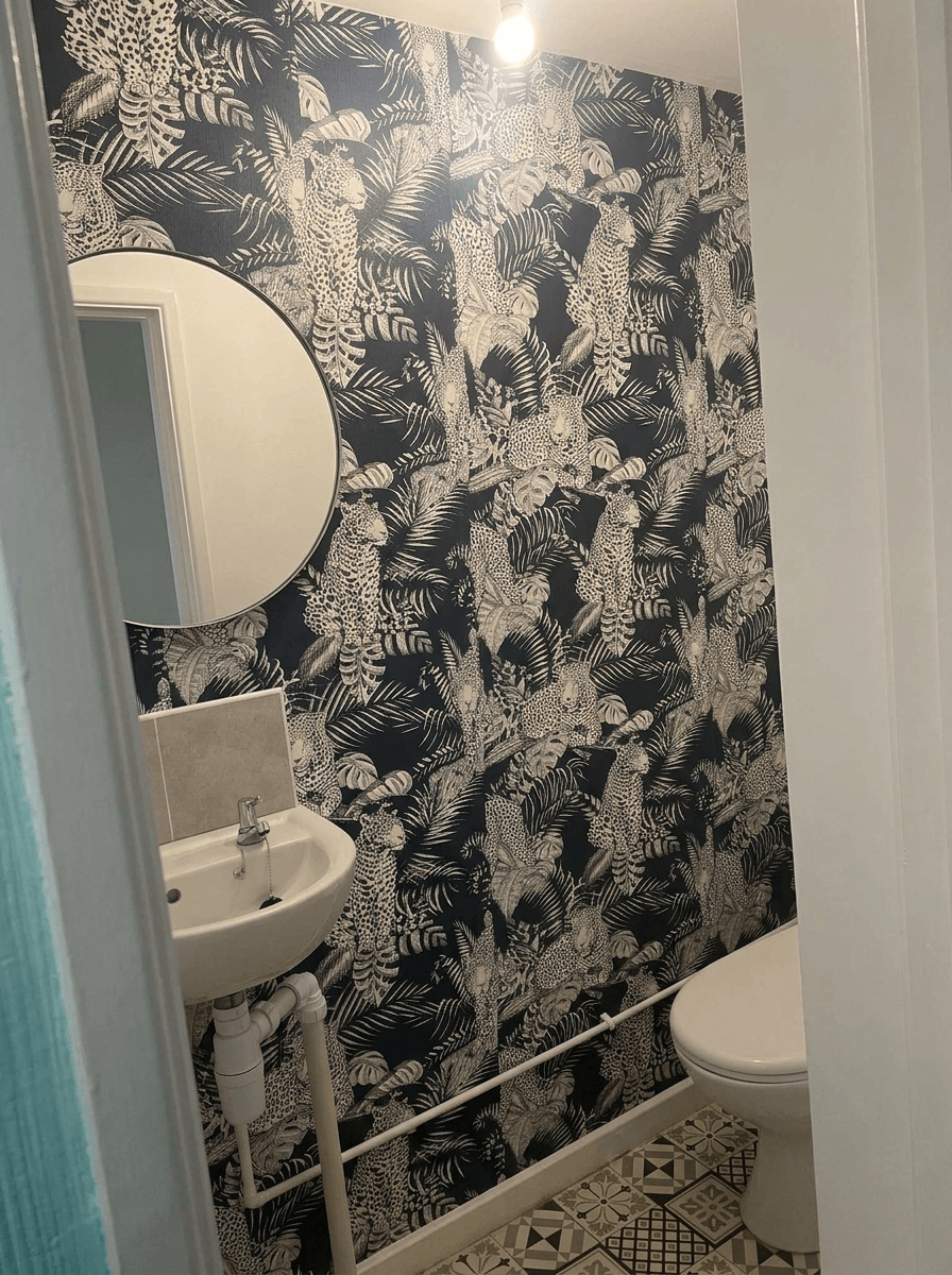 Bathroom interior in no_style style — photo by GenRoom AI