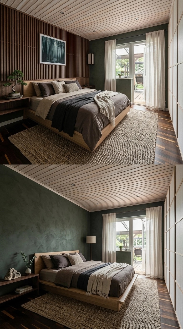 Japandi Bedroom design — interior photo by GenRoom AI