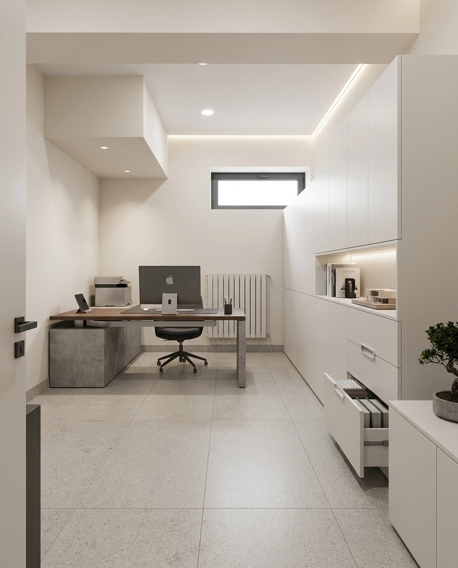 Design d'intérieur en style Minimalism — office_space par GenRoom AI