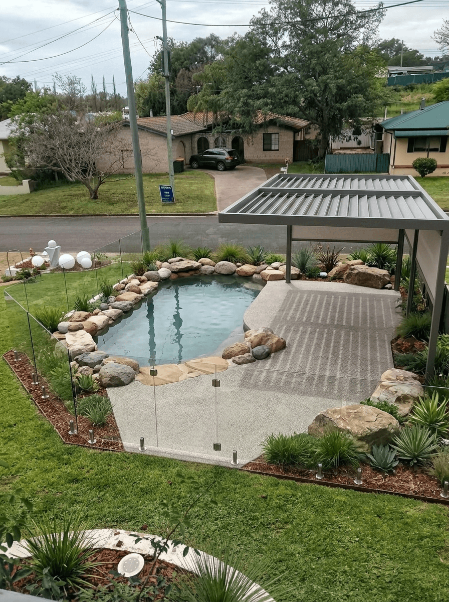 Yard design in no_style style — photo by GenRoom AI