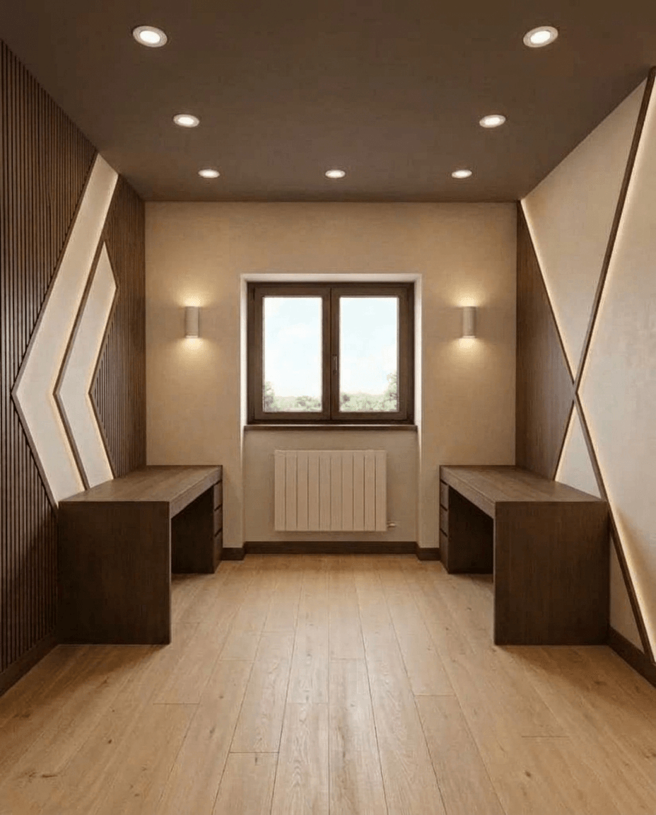 Interior design in Scandinavian style — home_office by GenRoom AI