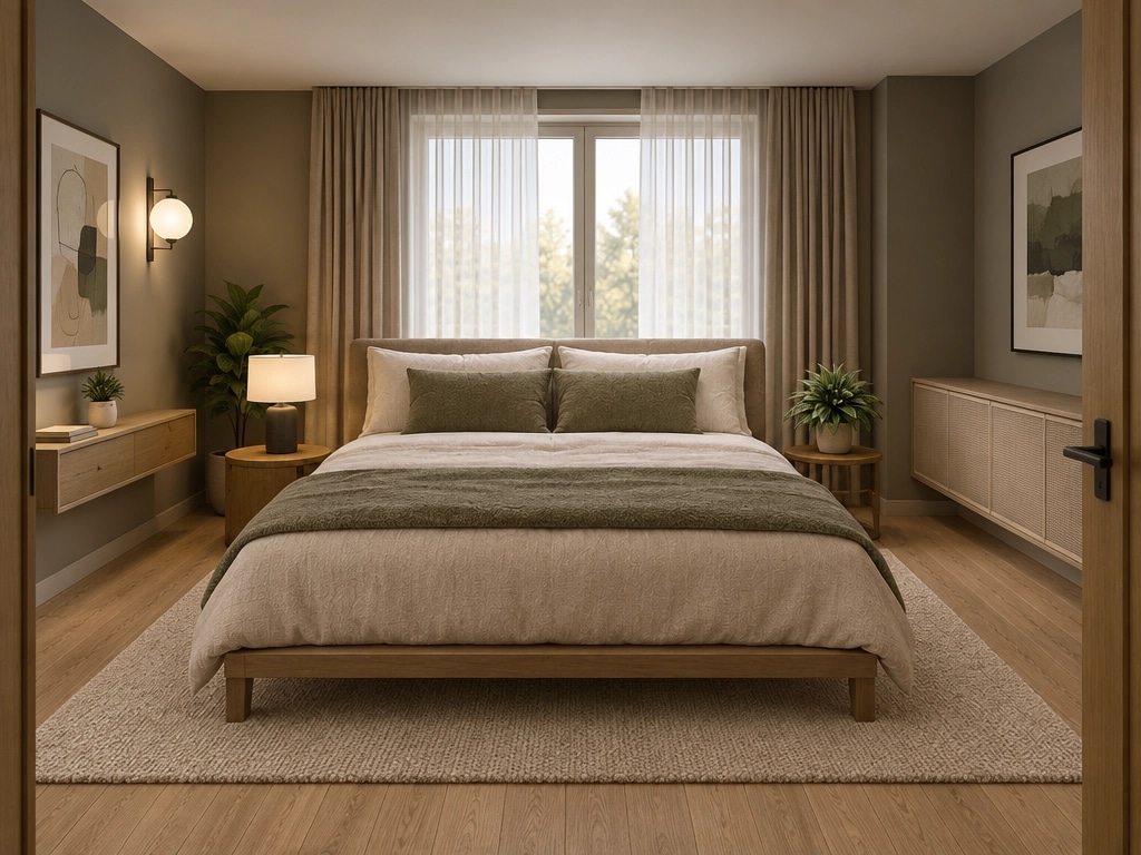 Interior design in Contemporary style — Bedroom by GenRoom AI