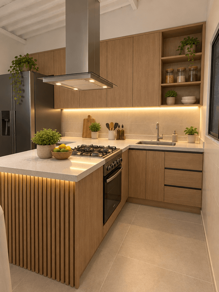 Kitchen interior in no_style style — photo by GenRoom AI