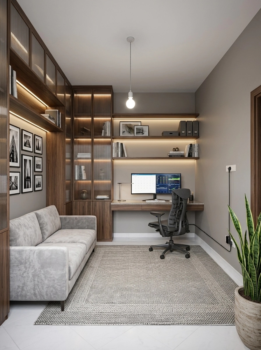 Interior design in Contemporary style — home_office by GenRoom AI