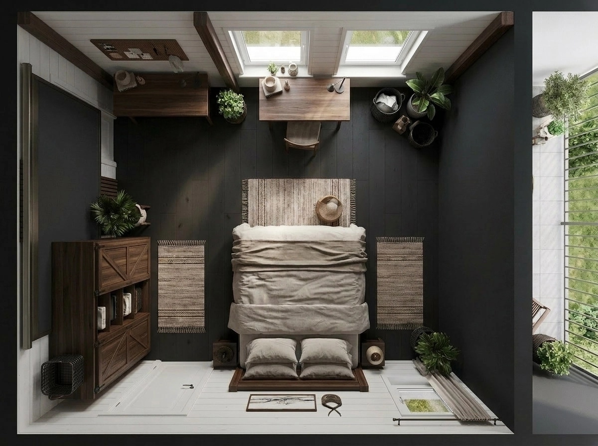 Modern Farmhouse Living Room design — interior photo by GenRoom AI