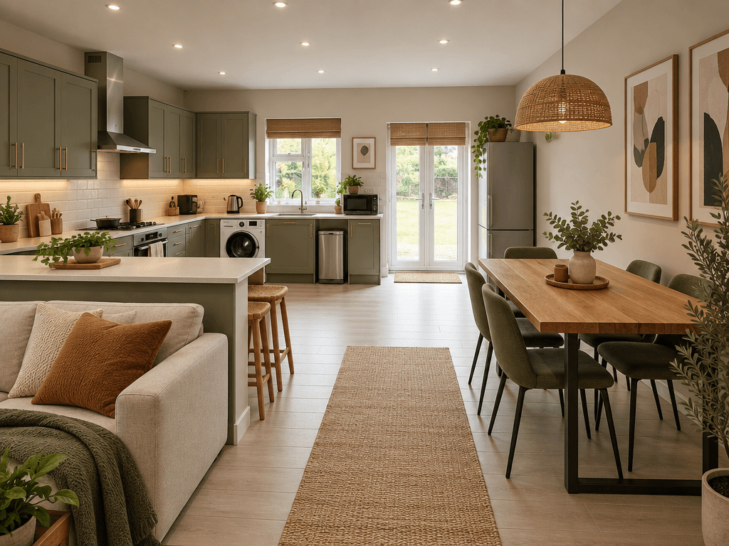 Interior design in Contemporary style — Kitchen by GenRoom AI