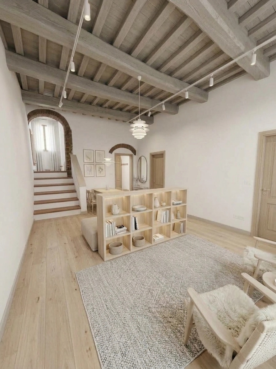 Interior design in Scandinavian style — Living Room by GenRoom AI