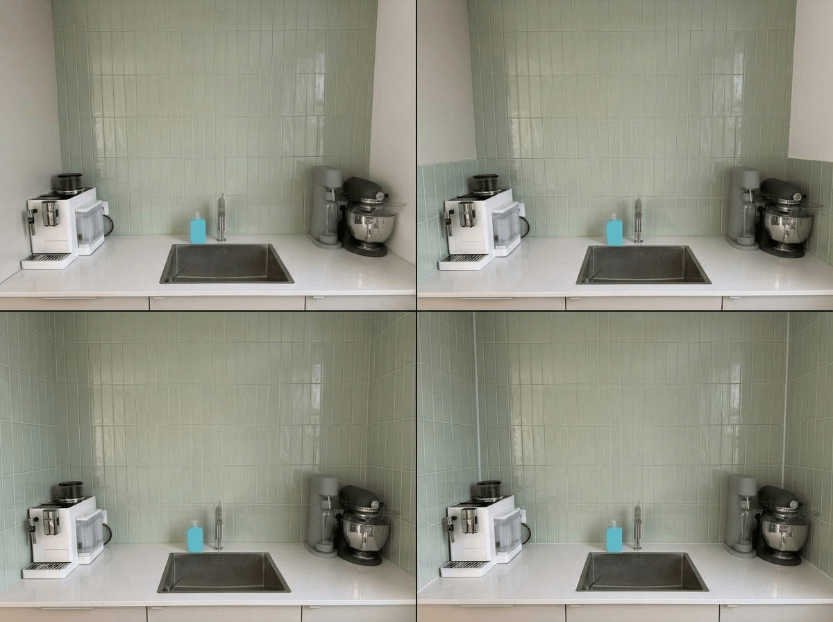 Kitchen interior in no_style style — photo by GenRoom AI