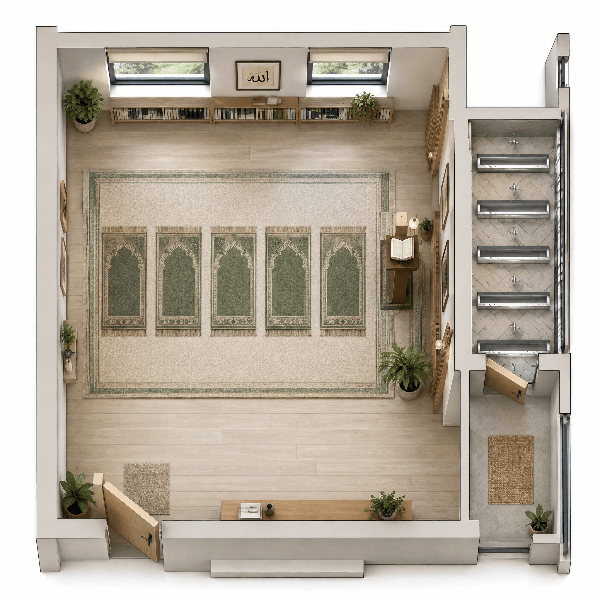 Interior design in Scandinavian style — Living Room by GenRoom AI