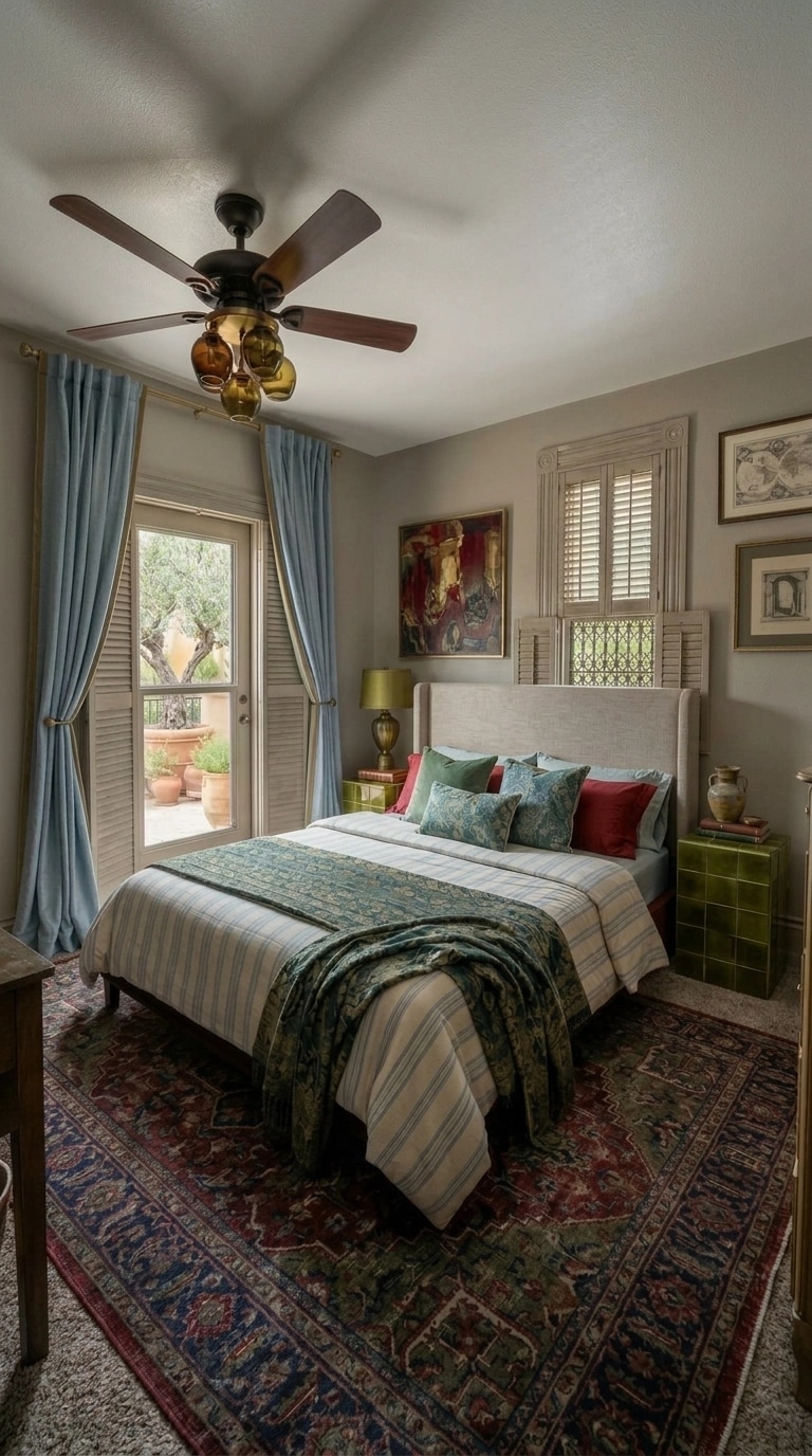 Interior design in Mediterranean style — Bedroom by GenRoom AI