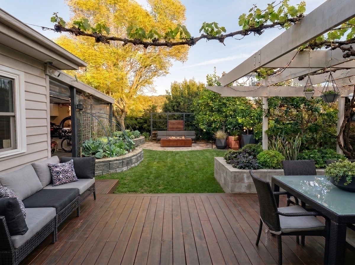 Contemporary Yard Yard design — yard photo by GenRoom AI