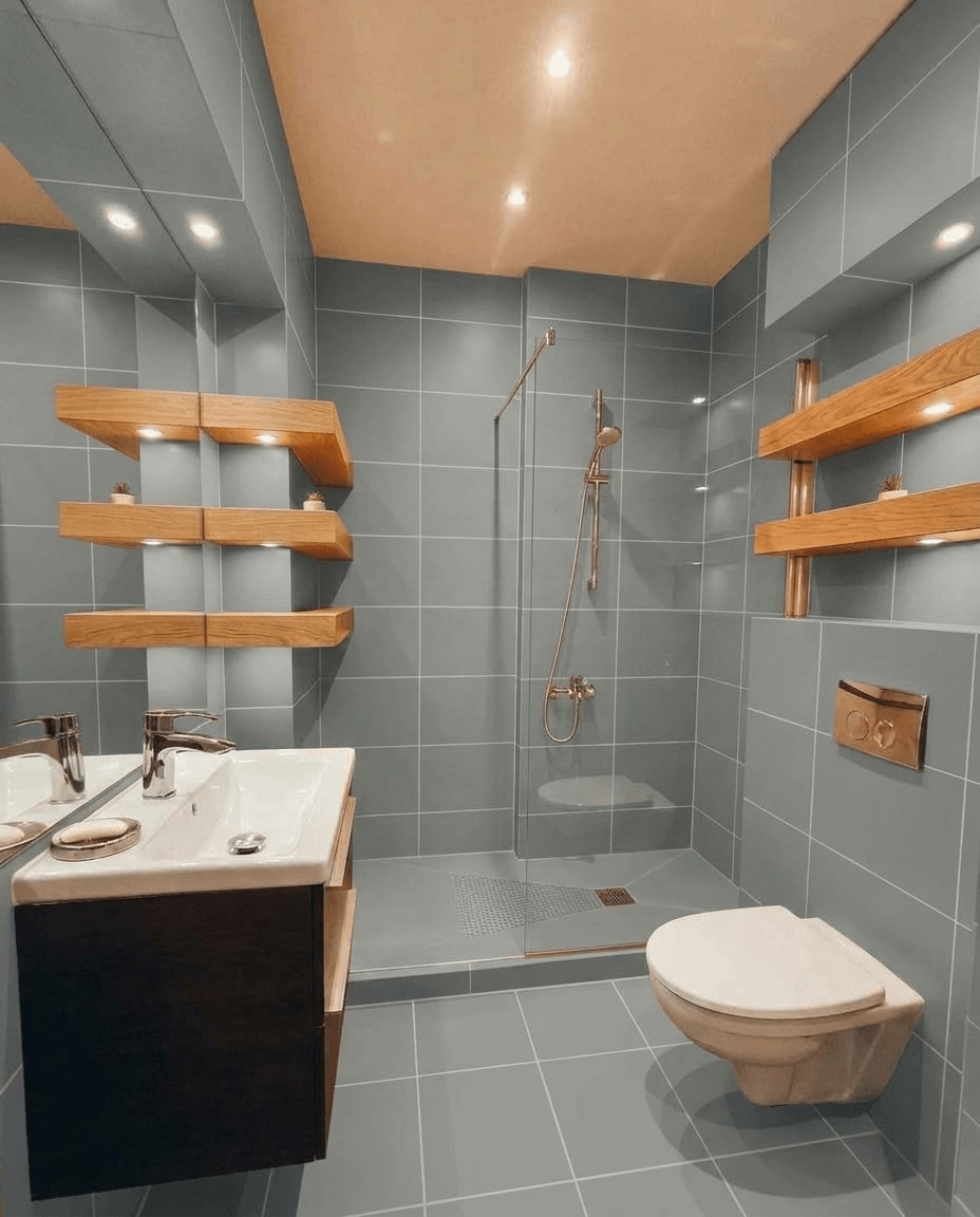 Bathroom interior in no_style style — photo by GenRoom AI