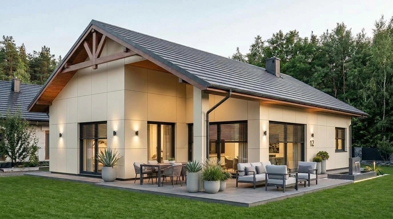 Facade design in Contemporary Facade style — Facade by GenRoom AI