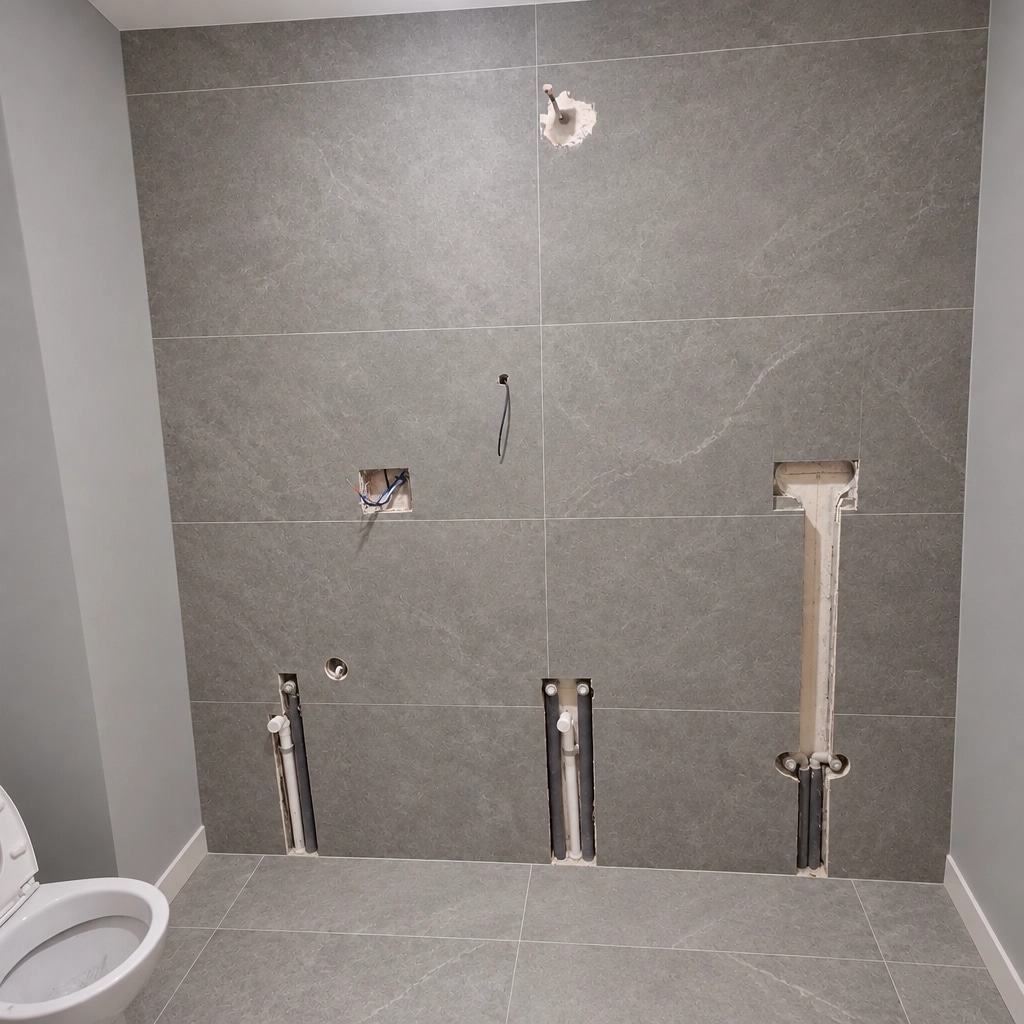 Contemporary Bathroom design — interior photo by GenRoom AI
