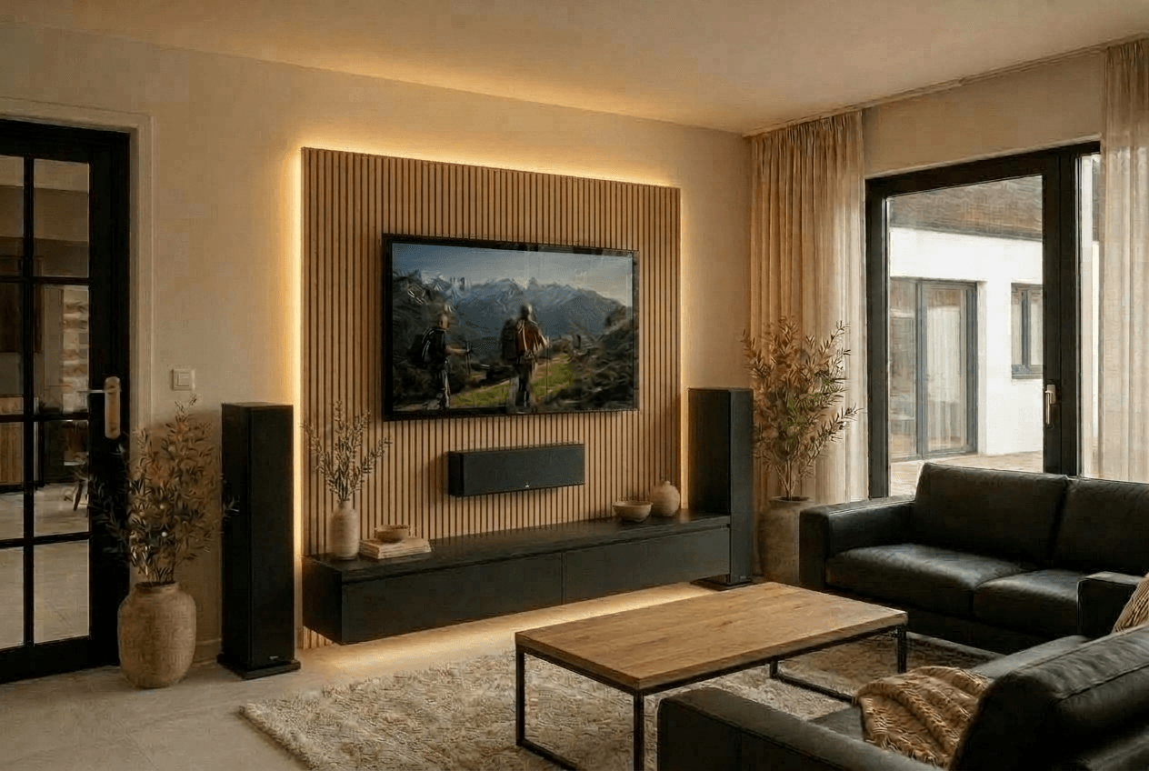 Interior design in Japandi style — Living Room by GenRoom AI