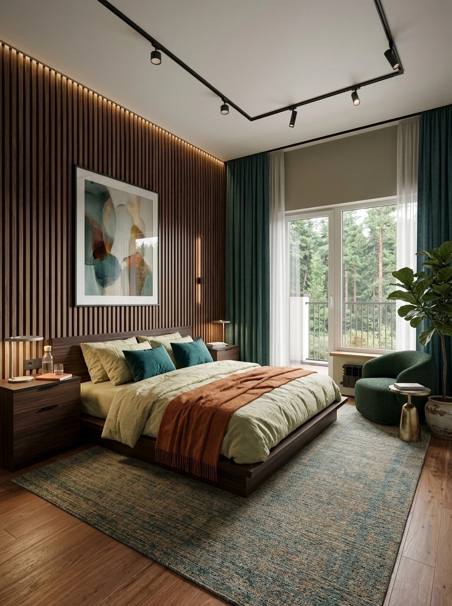 Contemporary Bedroom design — interior photo by GenRoom AI
