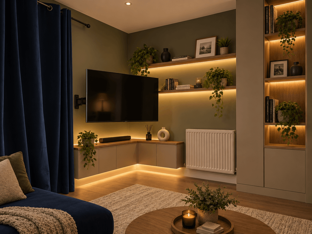 Interior design in Contemporary style — Living Room by GenRoom AI