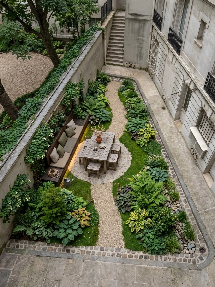 Landscape design in Eco Natural Garden style — Yard by GenRoom AI