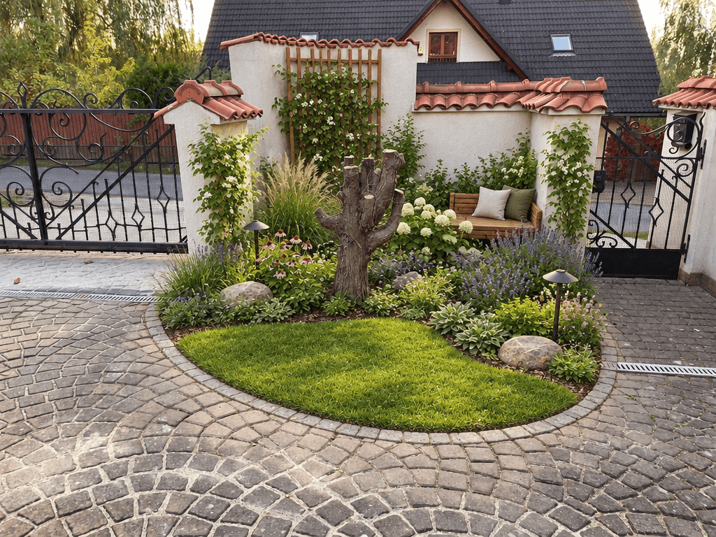 Landscape design in Eco Natural Garden style — Yard by GenRoom AI