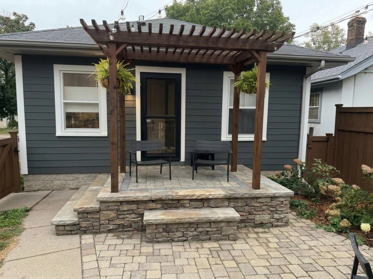 Yard design in no_style style — photo by GenRoom AI