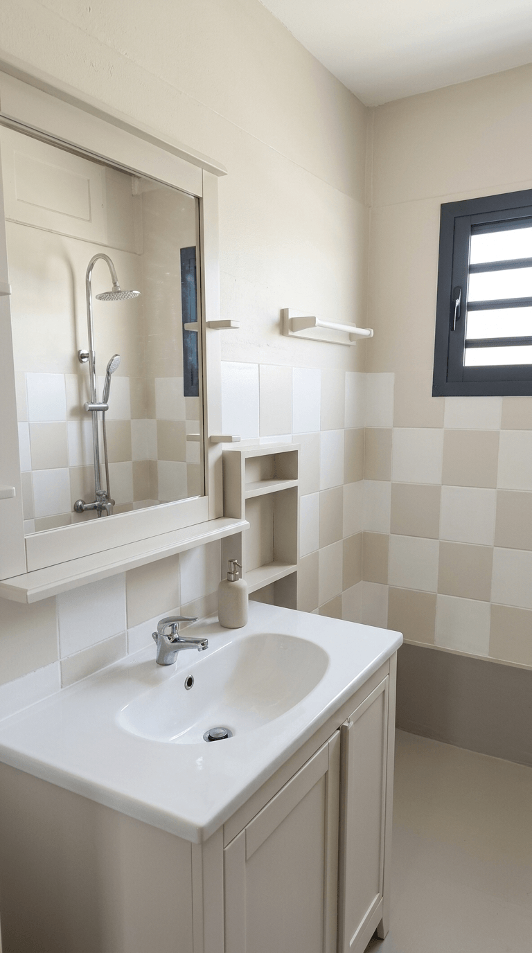 Minimalism Bathroom design — interior photo by GenRoom AI