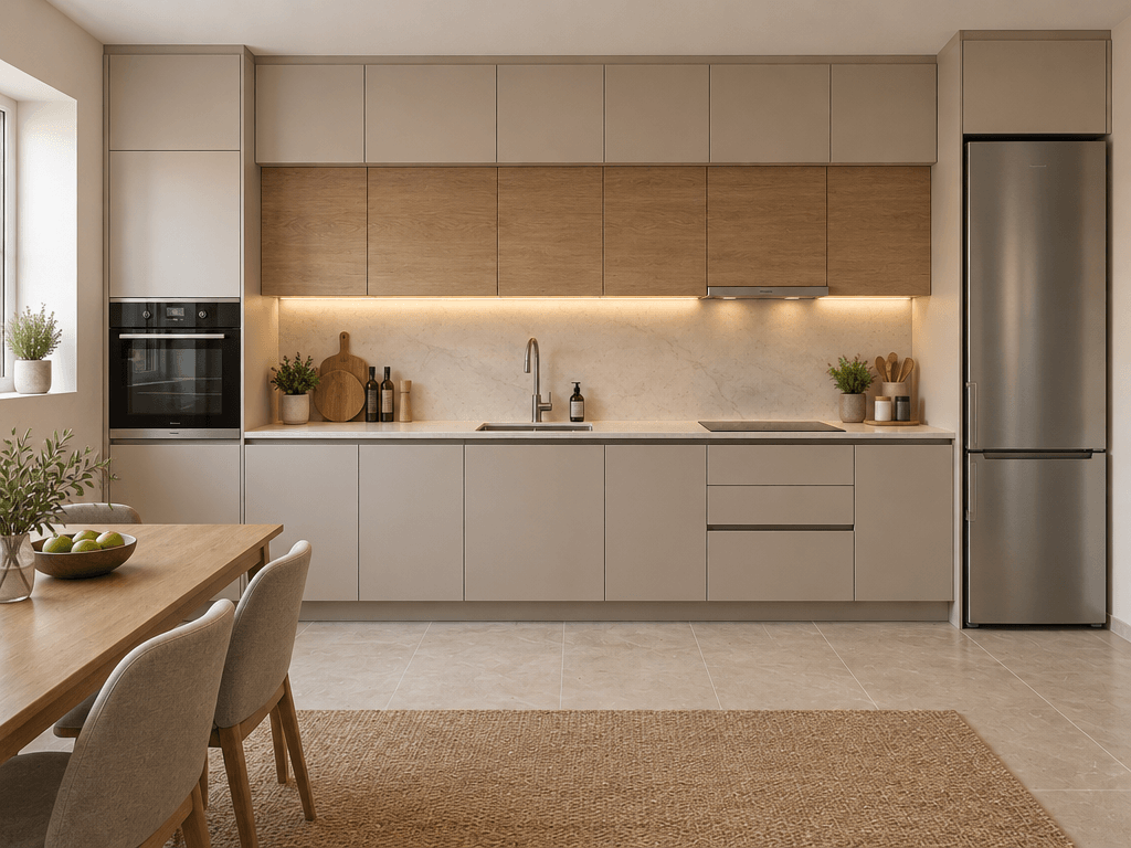 Kitchen interior in Contemporary style — photo by GenRoom AI