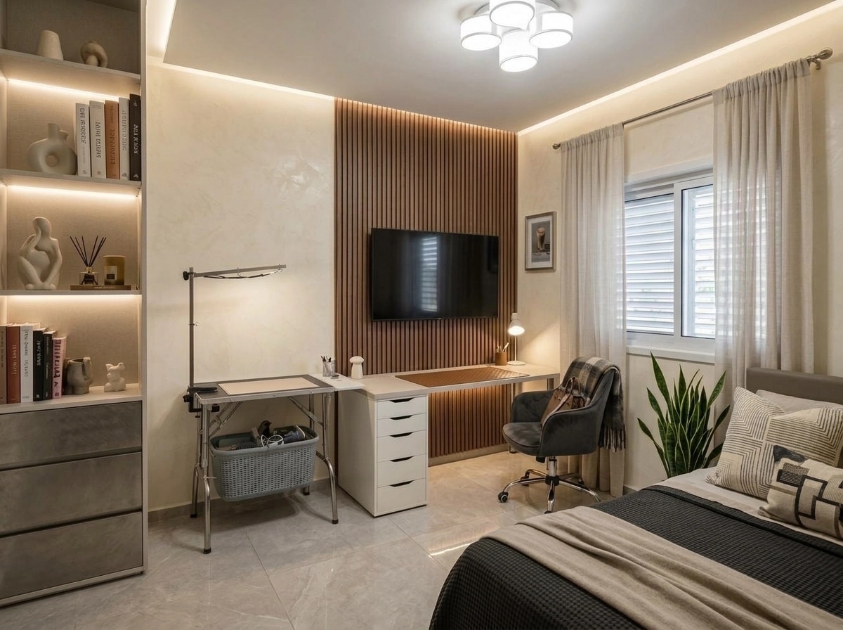 Interior design in Contemporary style — Bedroom by GenRoom AI