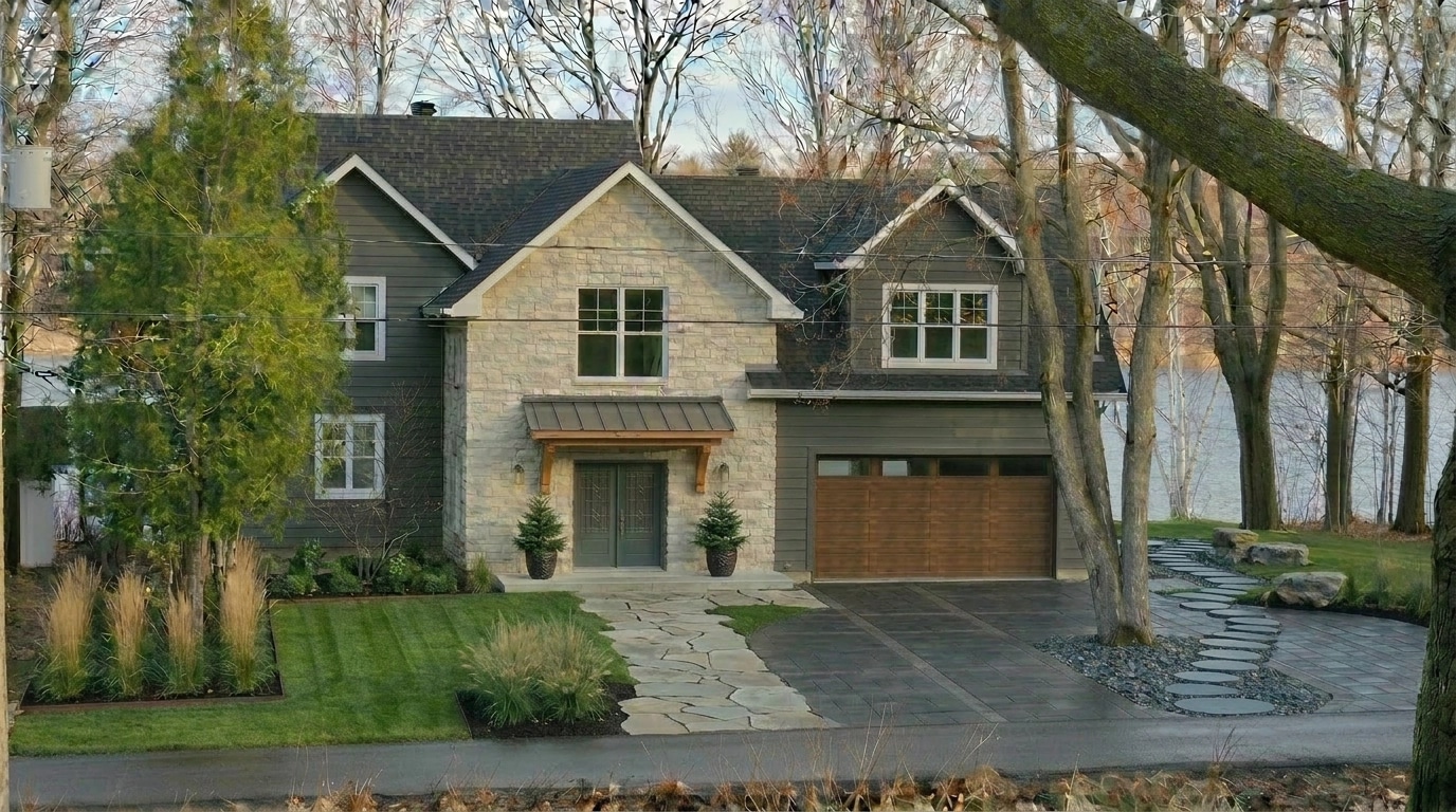 Landscape design in Minimalist Yard style — Yard by GenRoom AI