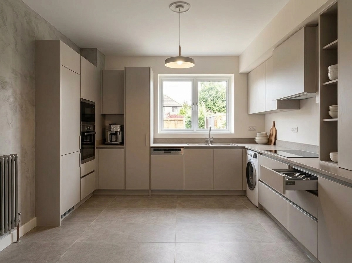 Kitchen interior in no_style style — photo by GenRoom AI