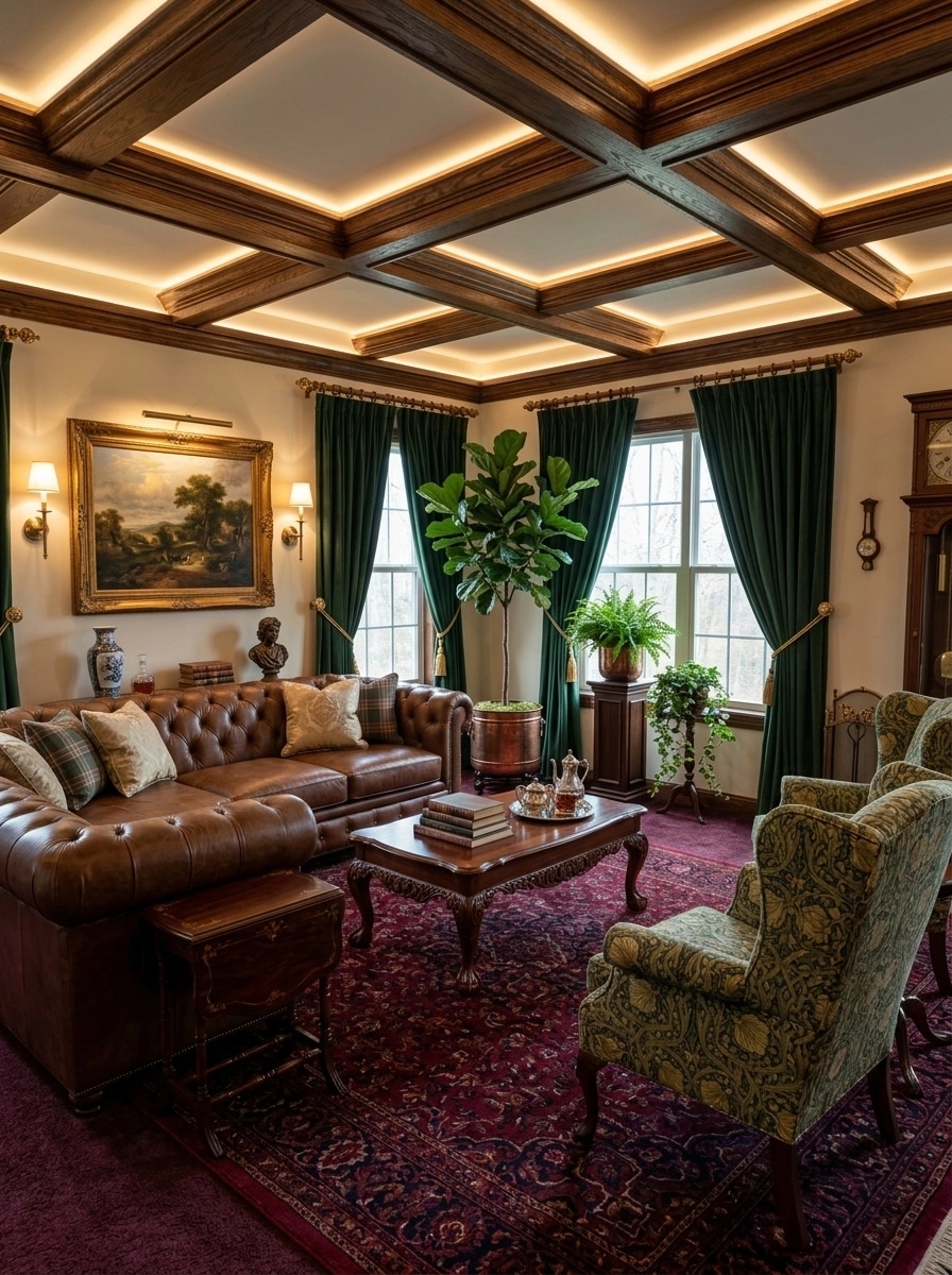 Interior design in British style — Living Room by GenRoom AI