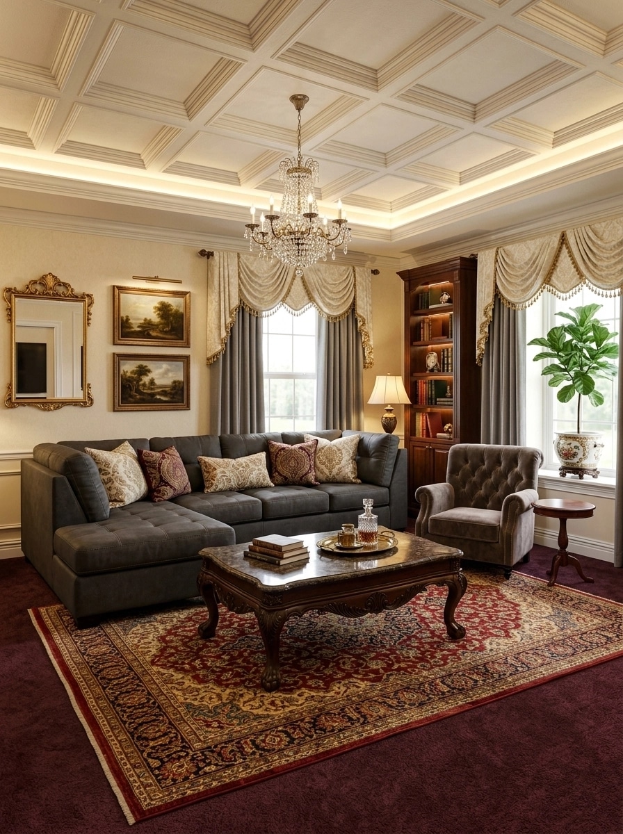Interior design in Classic style — Living Room by GenRoom AI