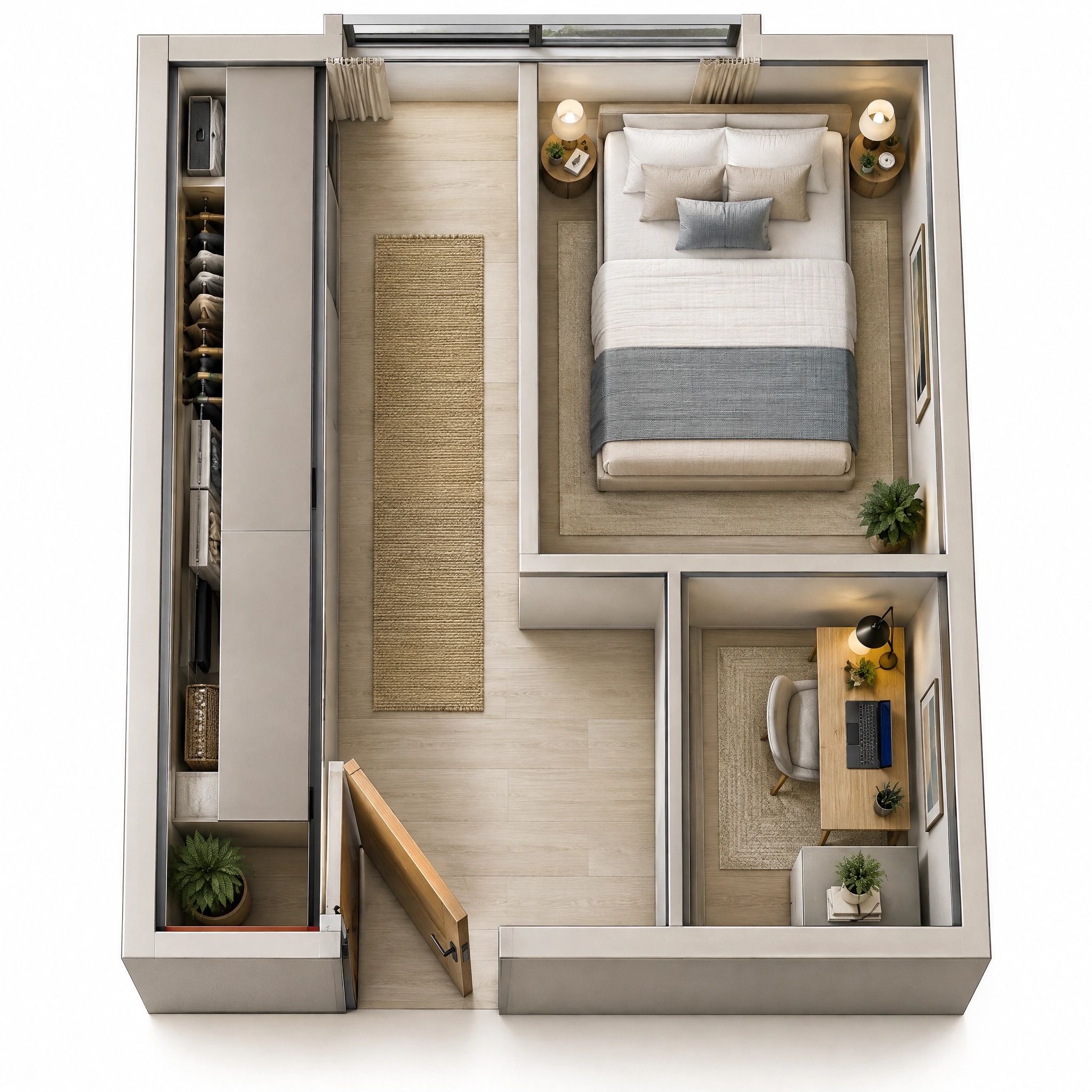 Interior design in Contemporary style — Living Room by GenRoom AI