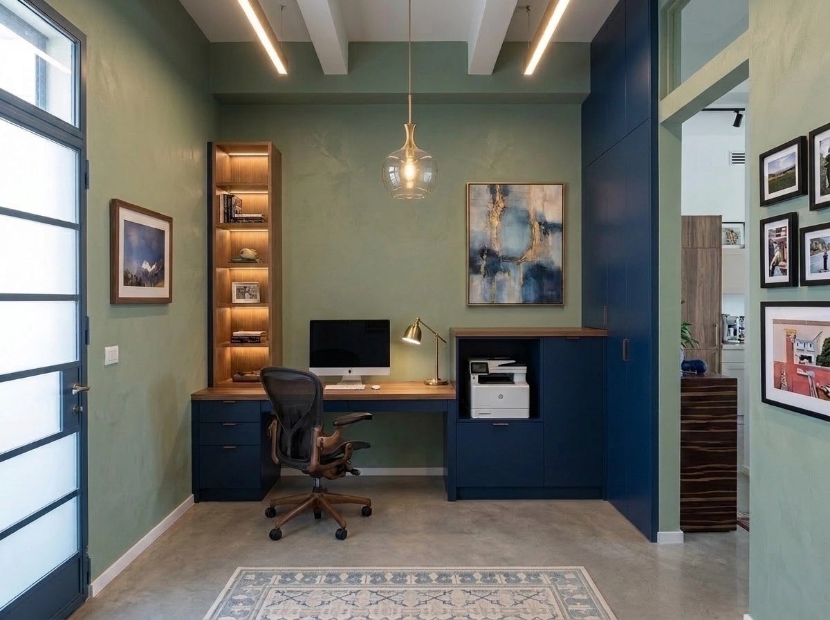 Interior design in Contemporary style — home_office by GenRoom AI
