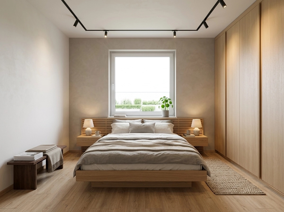 Minimalism Bedroom design — interior photo by GenRoom AI