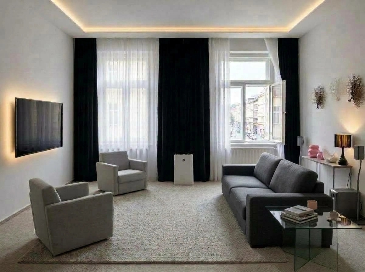 Minimalism Living Room design — interior photo by GenRoom AI
