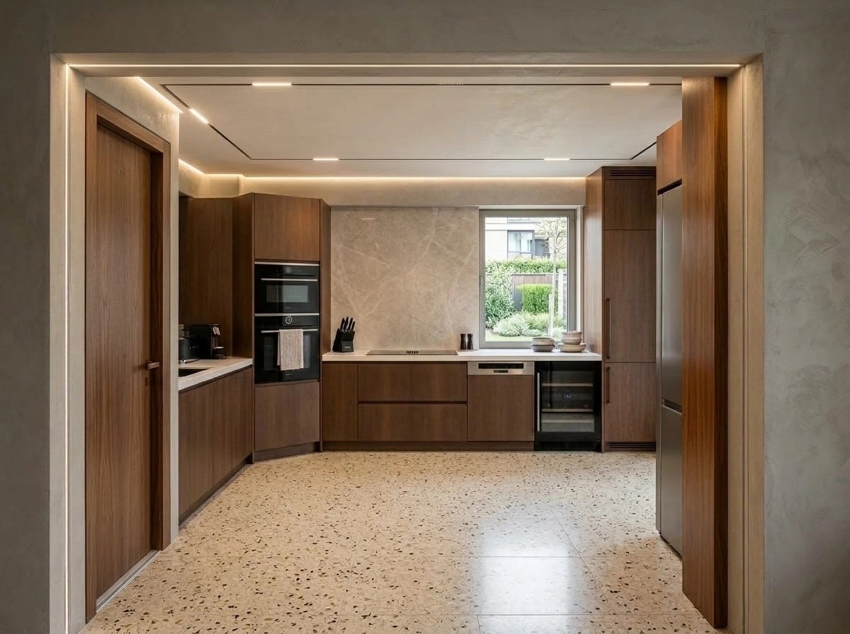Interior design in Contemporary style — Kitchen by GenRoom AI