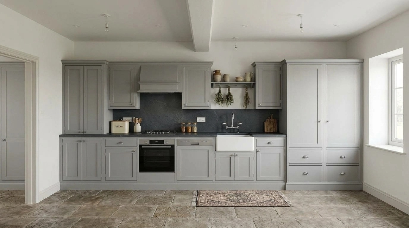 Kitchen interior in no_style style — photo by GenRoom AI