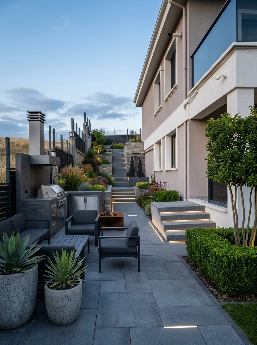 Contemporary Yard Yard design — yard photo by GenRoom AI
