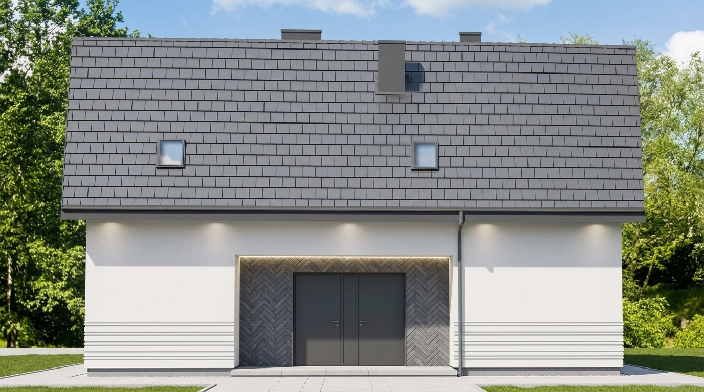 Contemporary Facade Cephe design — facade photo by GenRoom AI
