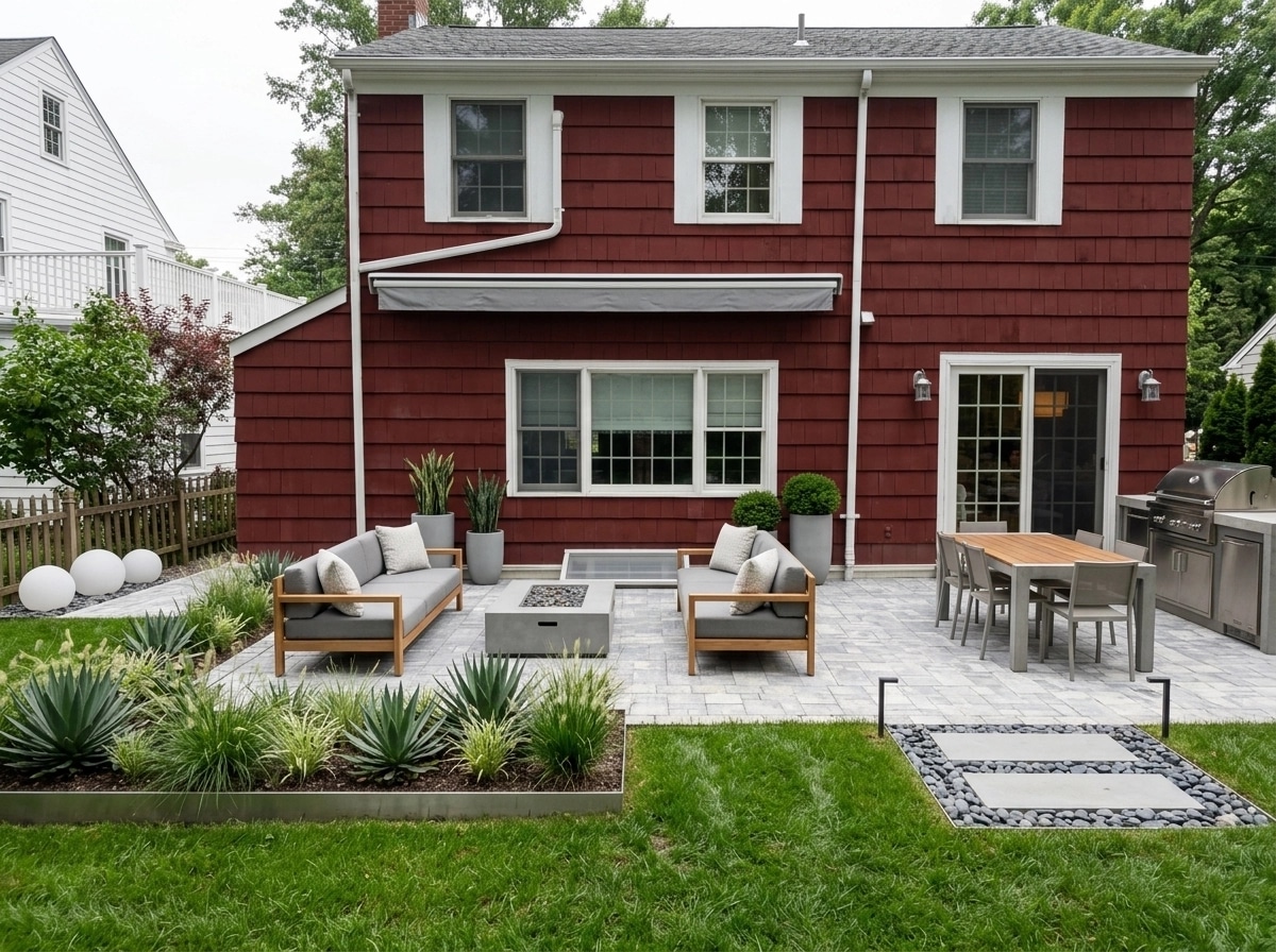 Landscape design in Minimalist Yard style — Yard by GenRoom AI