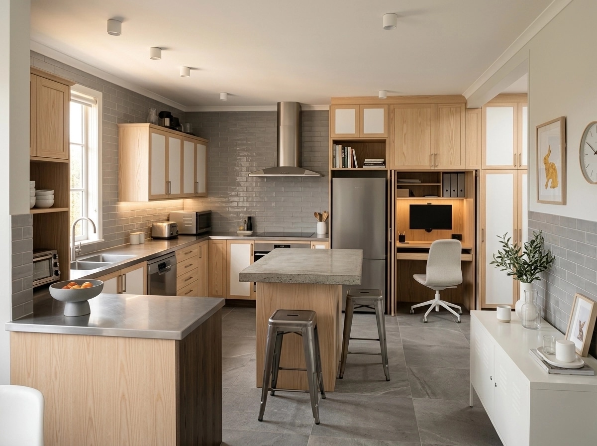 Scandinavian Kitchen design — interior photo by GenRoom AI