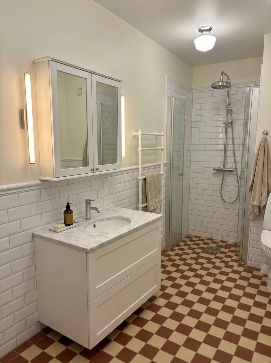 Bathroom interior in no_style style — photo by GenRoom AI