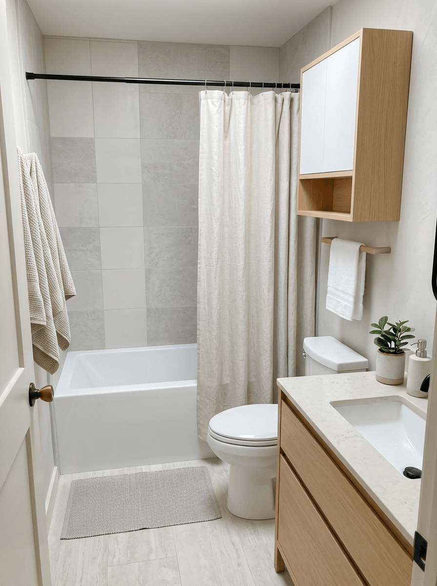 Design d'intérieur en style Scandinavian — Salle de bain par GenRoom AI