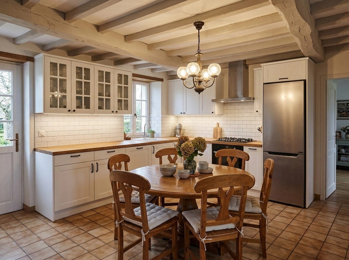 Modern Farmhouse Kitchen design — interior photo by GenRoom AI