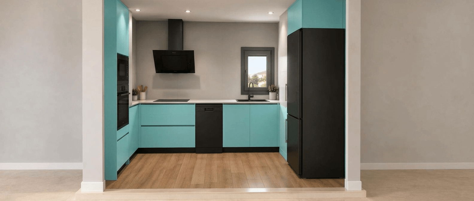 Kitchen interior in no_style style — photo by GenRoom AI