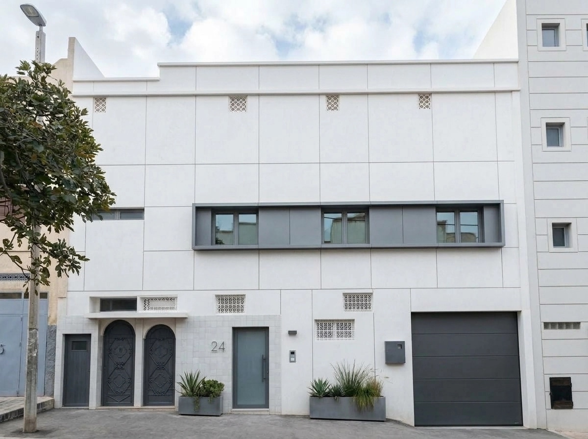 Minimalist Facade Facade design — facade photo by GenRoom AI